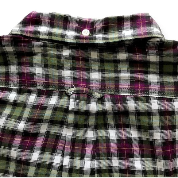 Gap Men’s Flannel Plaid Button Down Long Sleeve Shirt M, Cotton - Picture 9 of 9